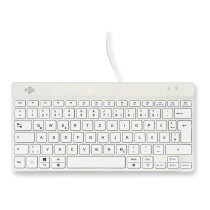 Buy R-Go Compact Break ergonomische Tastatur QWERTZ (DE), verkabelt, weiß in Cyprus, Nicosia, Limassol, Larnaka, Pafos