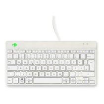 Buy R-Go Compact Break ergonomische Tastatur QWERTZ (DE), verkabelt, weiß in Cyprus, Nicosia, Limassol, Larnaka, Pafos