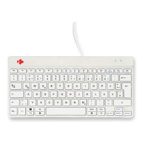 Buy R-Go Compact Break ergonomische Tastatur QWERTZ (DE), verkabelt, weiß in Cyprus, Nicosia, Limassol, Larnaka, Pafos
