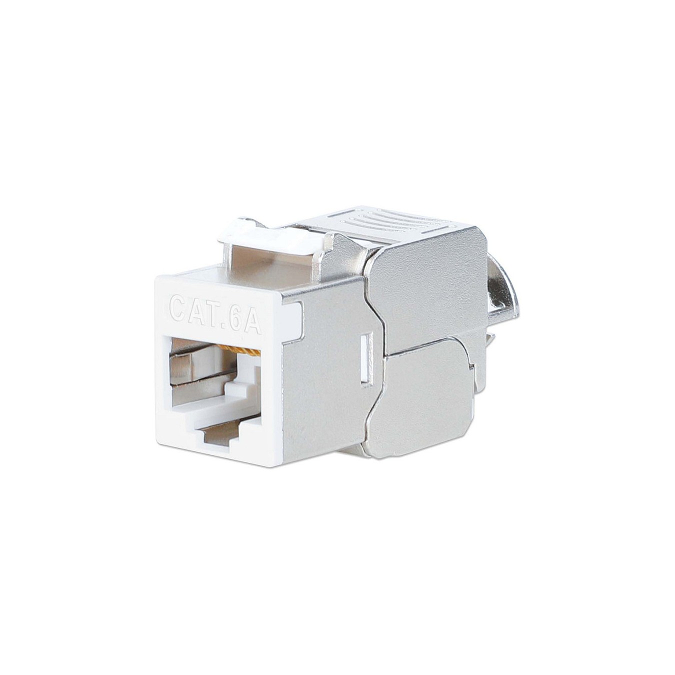 Buy INTELLINET Cat6a 10G STP Keystone-Modul weiß in Cyprus, Nicosia, Limassol, Larnaka, Pafos