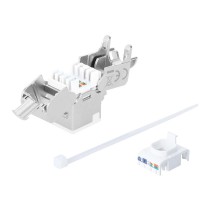 Buy INTELLINET Cat6a 10G STP Keystone-Modul weiß in Cyprus, Nicosia, Limassol, Larnaka, Pafos