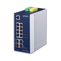 Buy PLANET Industrial L3 8-Port 1000T + 4-Port 10G SFP+ in Cyprus, Nicosia, Limassol, Larnaka, Pafos