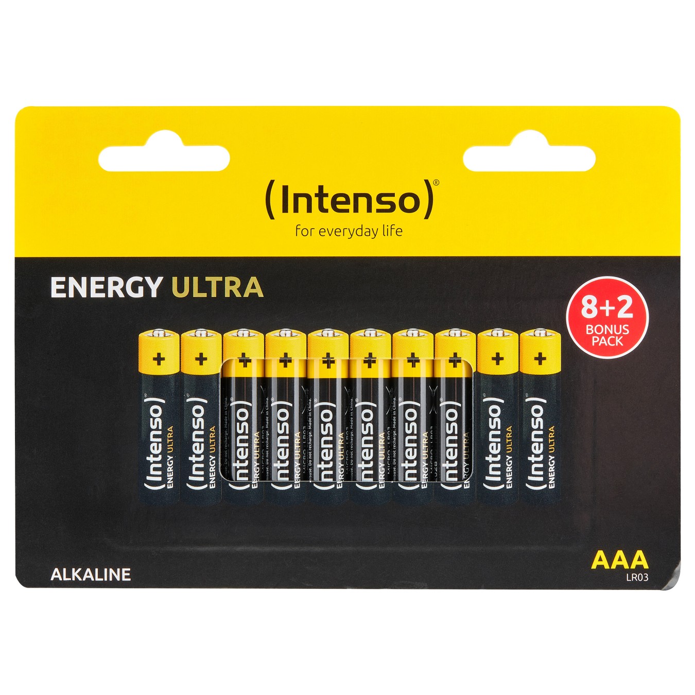 Buy Intenso Batteries Energy Ultra AAA LR03 10er Shrinkpack in Cyprus, Nicosia, Limassol, Larnaka, Pafos