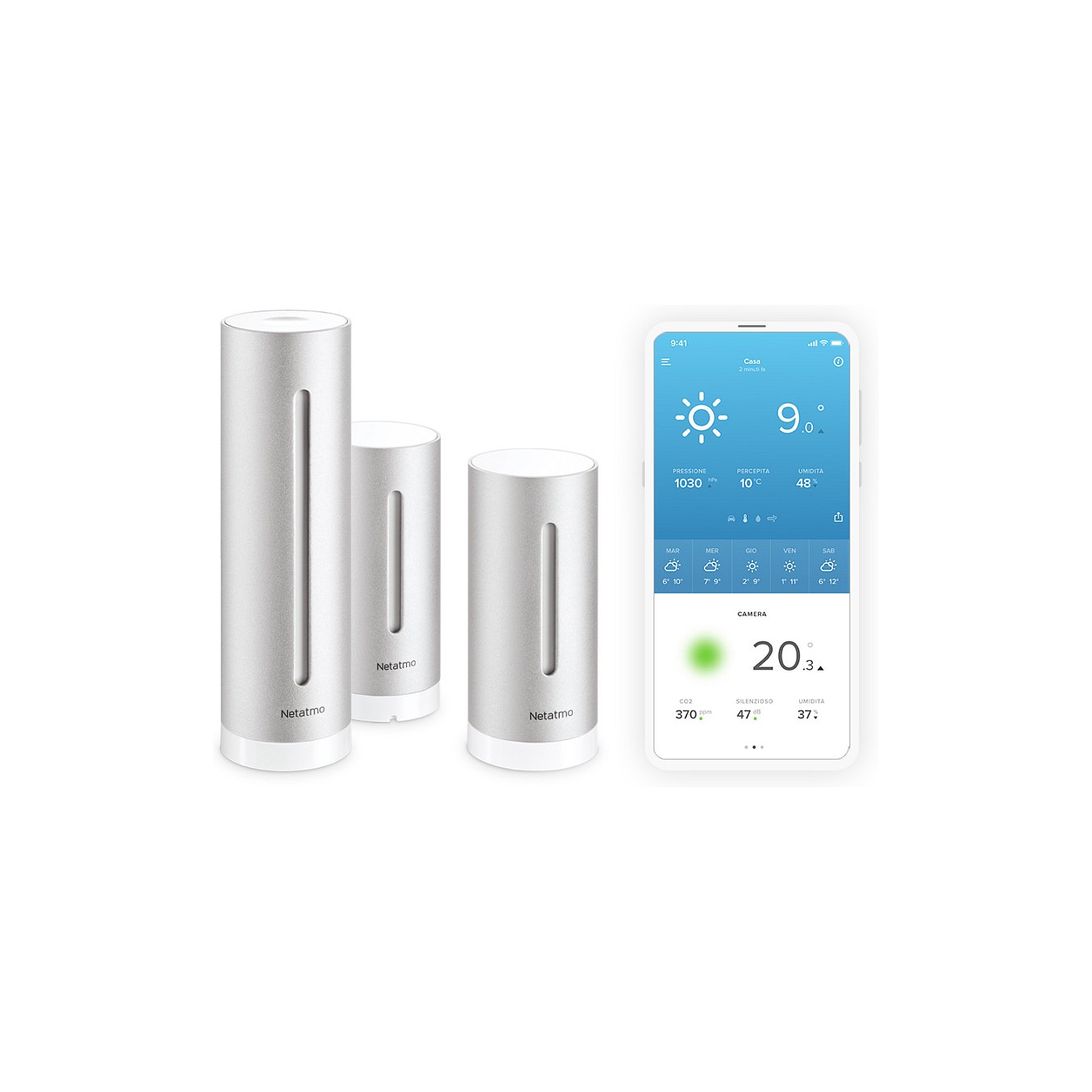 Buy Netatmo Wetterstation und zusätzliches Smartes Innenmodul in Cyprus, Nicosia, Limassol, Larnaka, Pafos