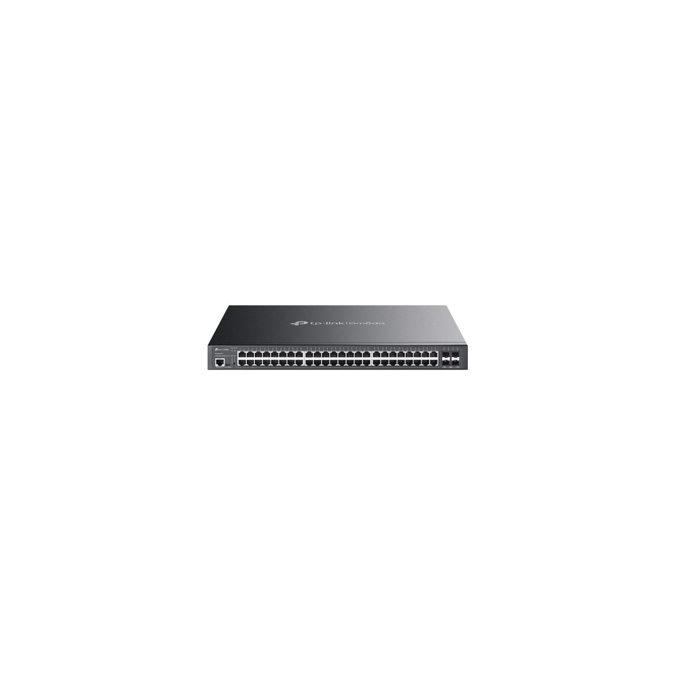 TP-Link Omada SG3452XMPP - 48x Gigabit PoE (40 PoE+/8 4PPoE) + 4x 10G SFP+, 750W, Black, 1U L2+ Managed