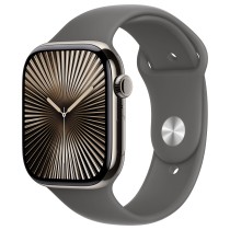 Buy APPLE Watch Series 10 GPS + Cellular 46mm Natural Titanium Case with Stone Grey Sport Band - S M in Cyprus, Nicosia, Limasso