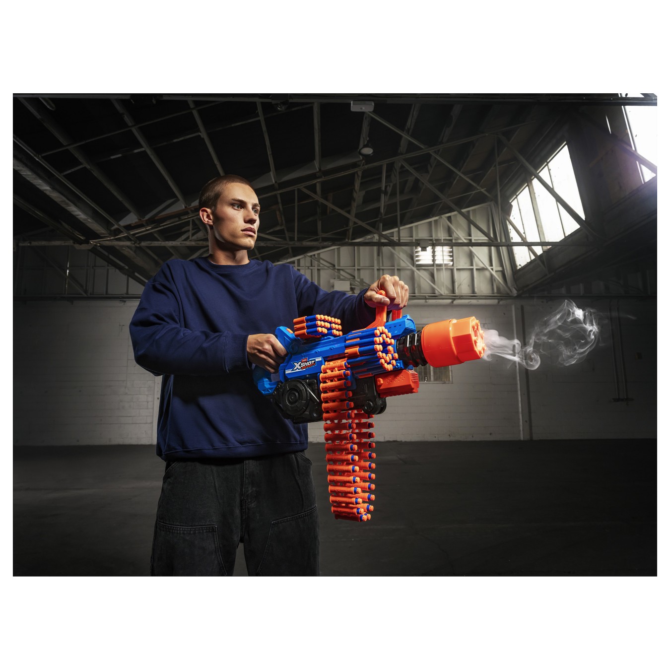 Buy ZURU XSHOT Insanity - Blaster Smoke N Barrel (inkl. 72 Darts) in Cyprus, Nicosia, Limassol, Larnaka, Pafos