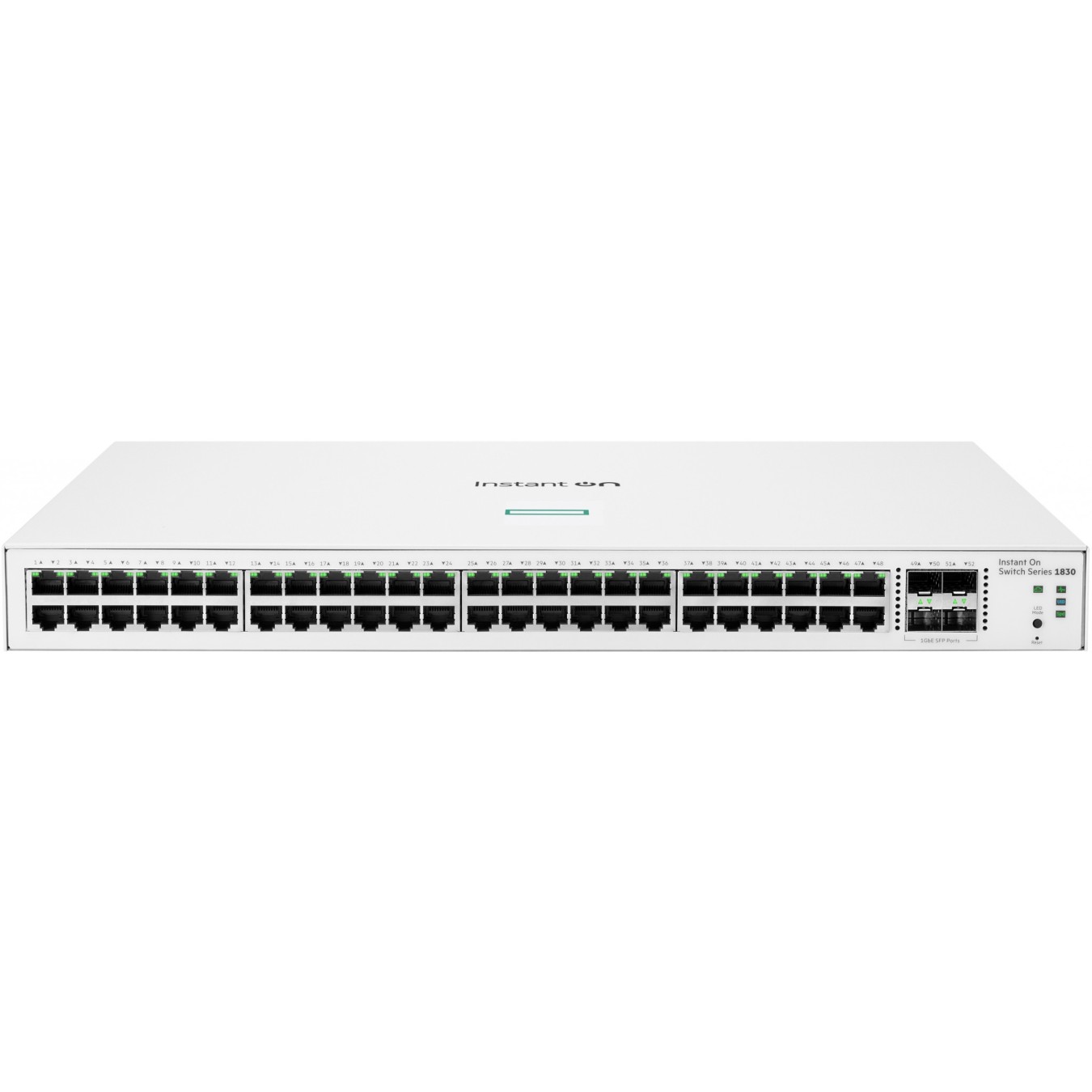 Buy 48+4P HP Enterprise Aruba Instant On 1830 48G M RM Switch in Cyprus, Nicosia, Limassol, Larnaka, Pafos