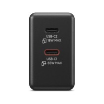 Buy N Lenovo Dual USB-C 65W GaN Charger Black EU in Cyprus, Nicosia, Limassol, Larnaka, Pafos