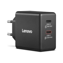 Buy N Lenovo Dual USB-C 65W GaN Charger Black EU in Cyprus, Nicosia, Limassol, Larnaka, Pafos