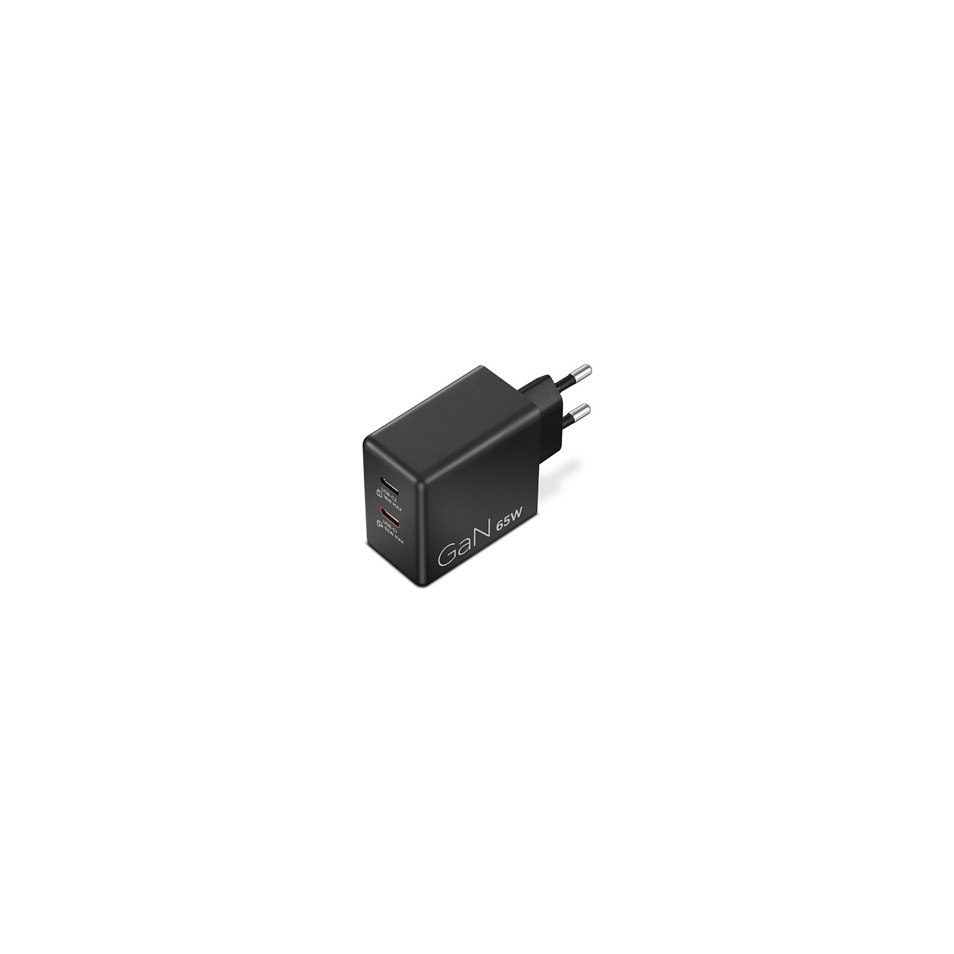 Buy N Lenovo Dual USB-C 65W GaN Charger Black EU in Cyprus, Nicosia, Limassol, Larnaka, Pafos
