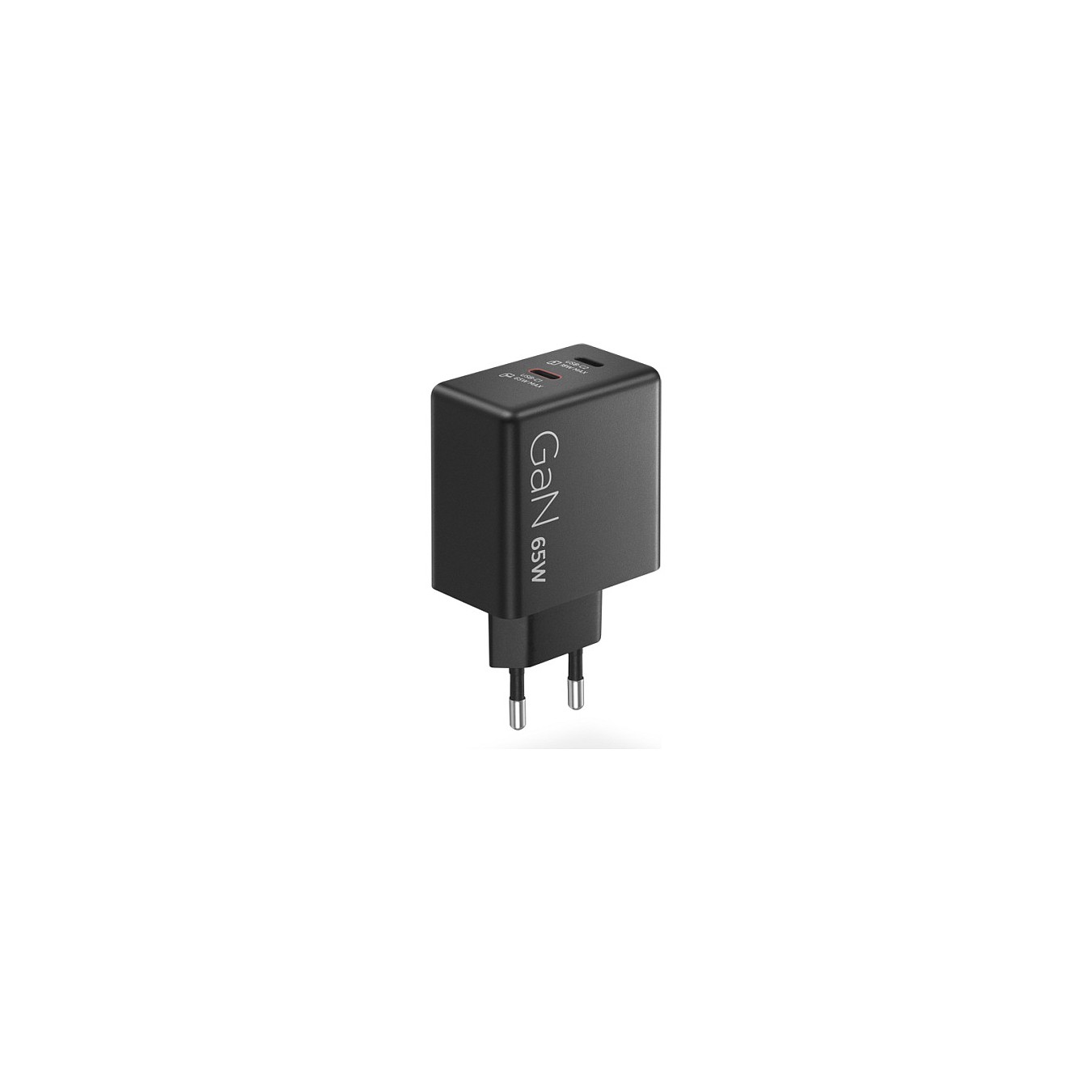Buy N Lenovo Dual USB-C 65W GaN Charger Black EU in Cyprus, Nicosia, Limassol, Larnaka, Pafos