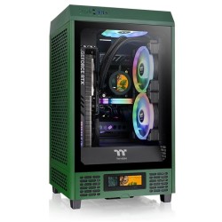 Buy Thermaltake Tower 200 TG - Mini-ITX Mini Tower Case, Dark Green, 380mm GPU, ... in Cyprus, Nicosia, Limassol, Larnaka, Pafos