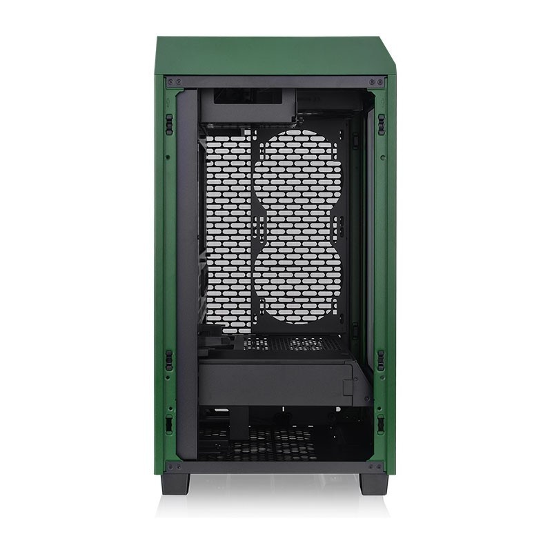 Buy Thermaltake Tower 200 TG - Mini-ITX Mini Tower Case, Dark Green, 380mm GPU, ... in Cyprus, Nicosia, Limassol, Larnaka, Pafos