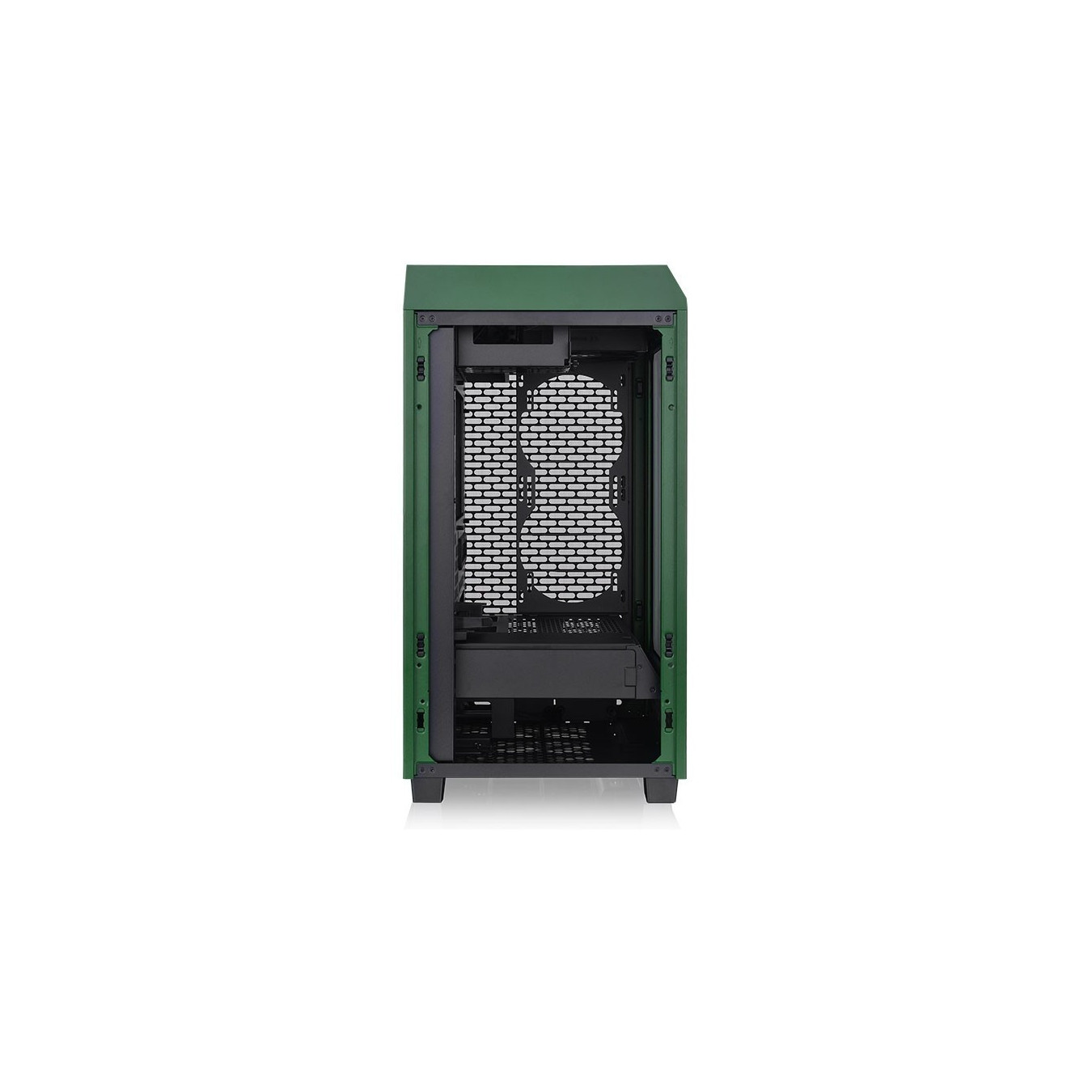 Thermaltake Tower 200 TG - Mini-ITX Mini Tower Case, Dark Green, 380mm GPU, 200mm CPU Cooler