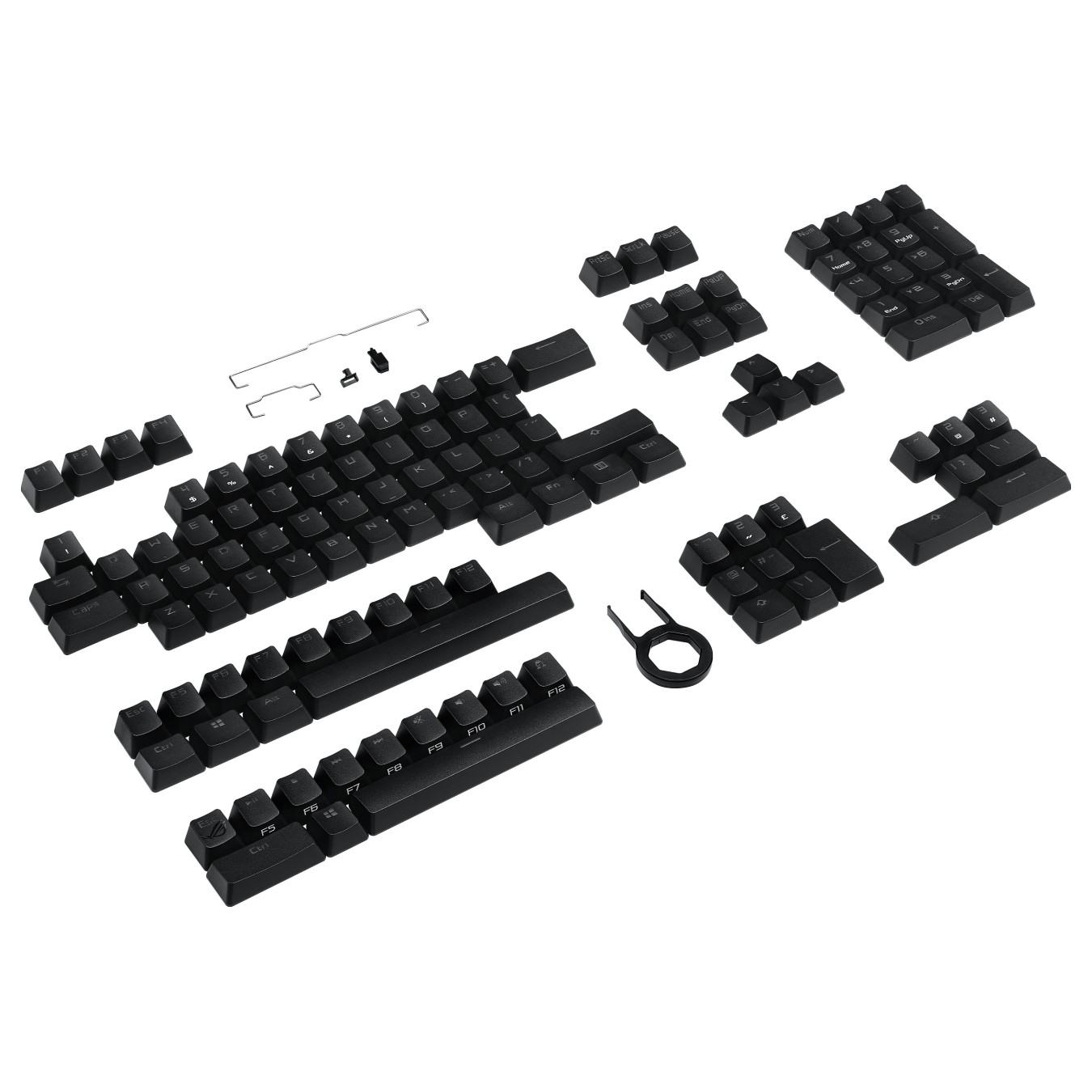 Buy Asus ROG PBT Keycap-Set (schwarz, 124 Stck) in Cyprus, Nicosia, Limassol, Larnaka, Pafos