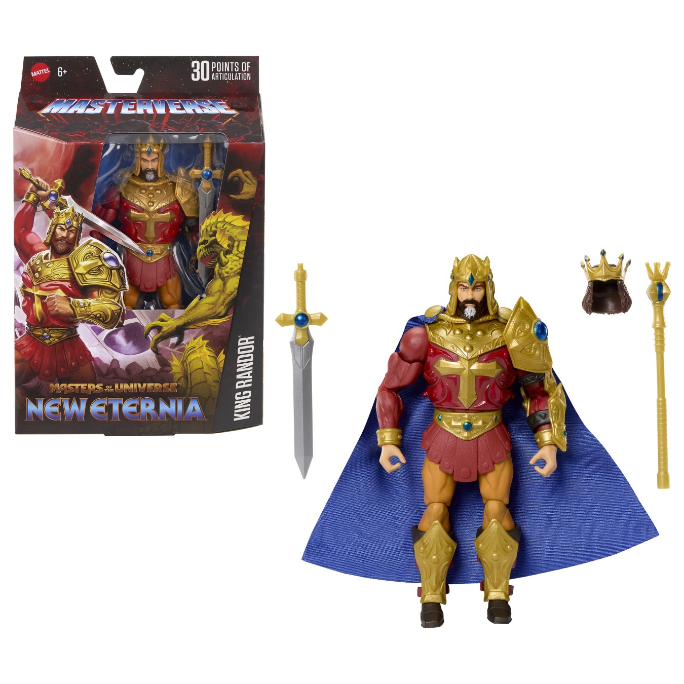 Buy Masters of the Universe Masterverse New Eternia King Randor in Cyprus, Nicosia, Limassol, Larnaka, Pafos