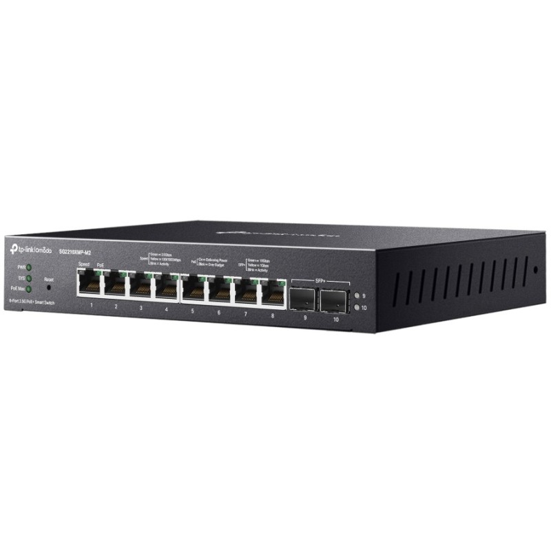 Buy TP-Link Omada SG2210XMP-M2 - 8x 2.5G PoE+ & 2x 10G SFP+, 160W PoE Budget, Ma... in Cyprus, Nicosia, Limassol, Larnaka, Pafos