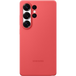 Buy Samsung Silicone Back Cover - Galaxy S25 Ultra - Red Slim Protective Case in Cyprus, Nicosia, Limassol, Larnaka, Pafos
