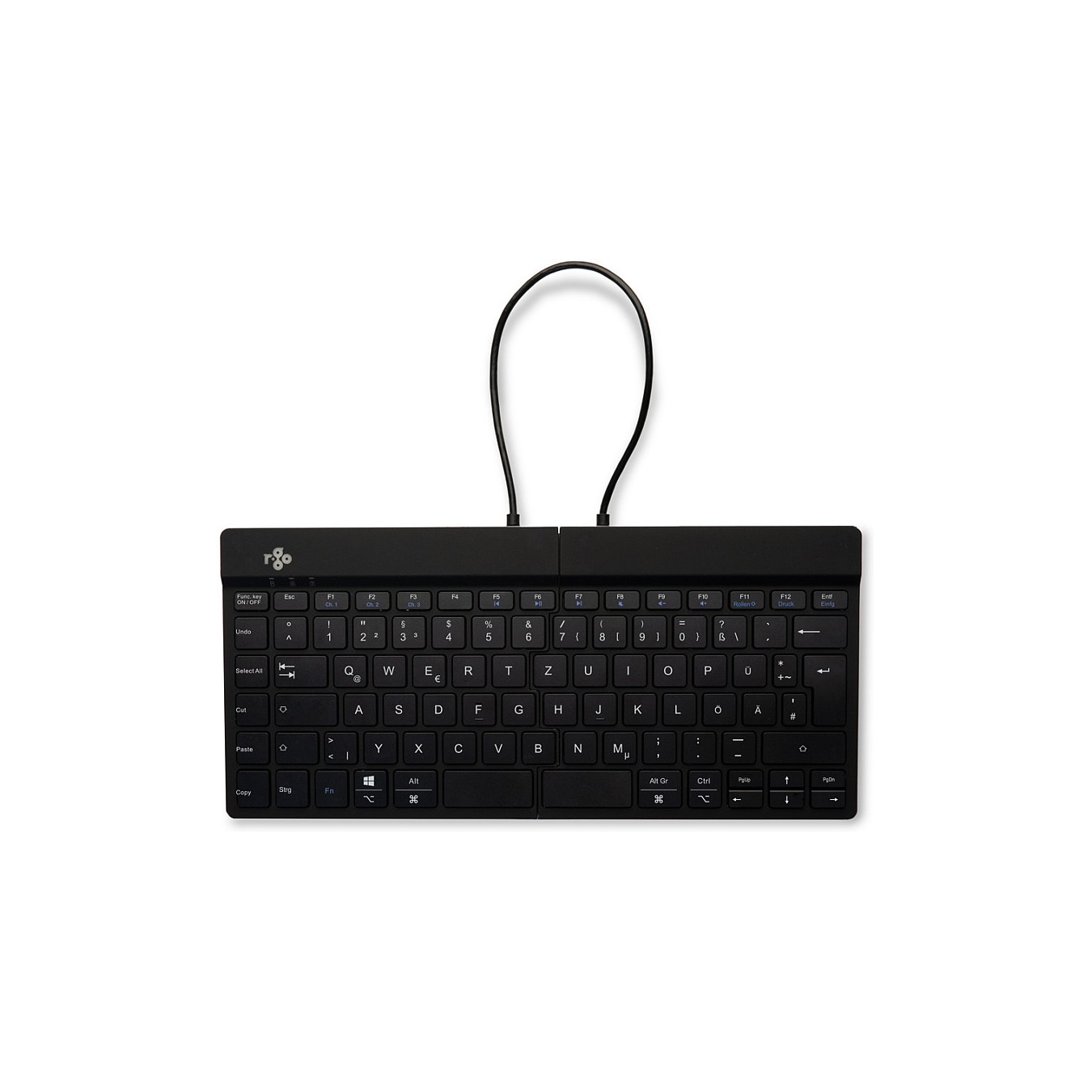 Buy R-Go Split Break Ergonomische Bluetooth-Tastatur Pausenanzeige, Ultradünn für besseren Blutkreislauf in Cyprus, Nicosia, Lim