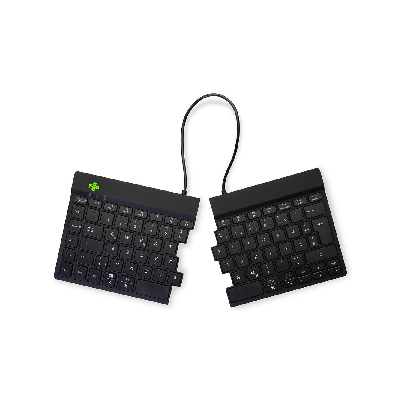 Buy R-Go Split Break Ergonomische Bluetooth-Tastatur Pausenanzeige, Ultradünn für besseren Blutkreislauf in Cyprus, Nicosia, Lim