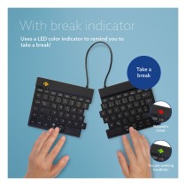 Buy R-Go Split Break Ergonomische Bluetooth-Tastatur Pausenanzeige, Ultradünn für besseren Blutkreislauf in Cyprus, Nicosia, Lim