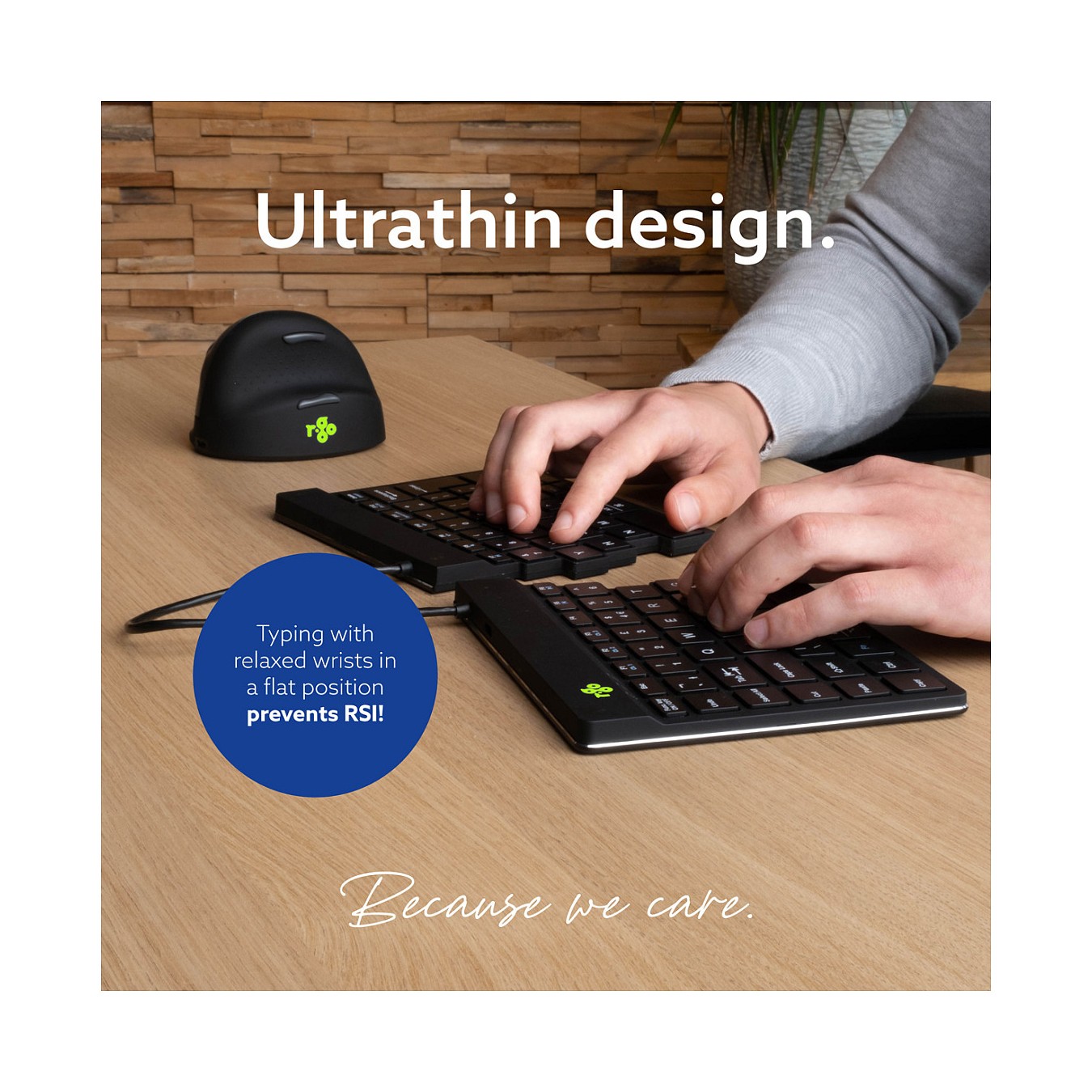 Buy R-Go Split Break Ergonomische Bluetooth-Tastatur Pausenanzeige, Ultradünn für besseren Blutkreislauf in Cyprus, Nicosia, Lim