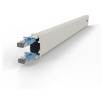 Buy Patchbox patchbox.one Kupferkassette 8RU (0.8 m). Cat. 6a. U FTP. PoE. blau in Cyprus, Nicosia, Limassol, Larnaka, Pafos