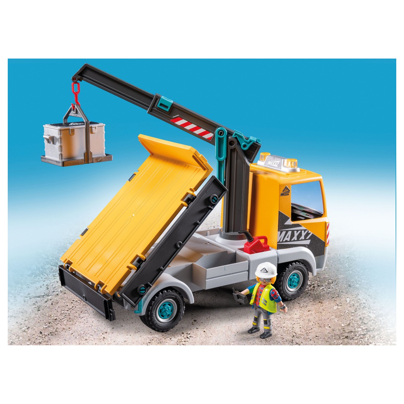 Buy 71750 Action Heroes Baustellen-LKW mit Kran in Cyprus, Nicosia, Limassol, Larnaka, Pafos