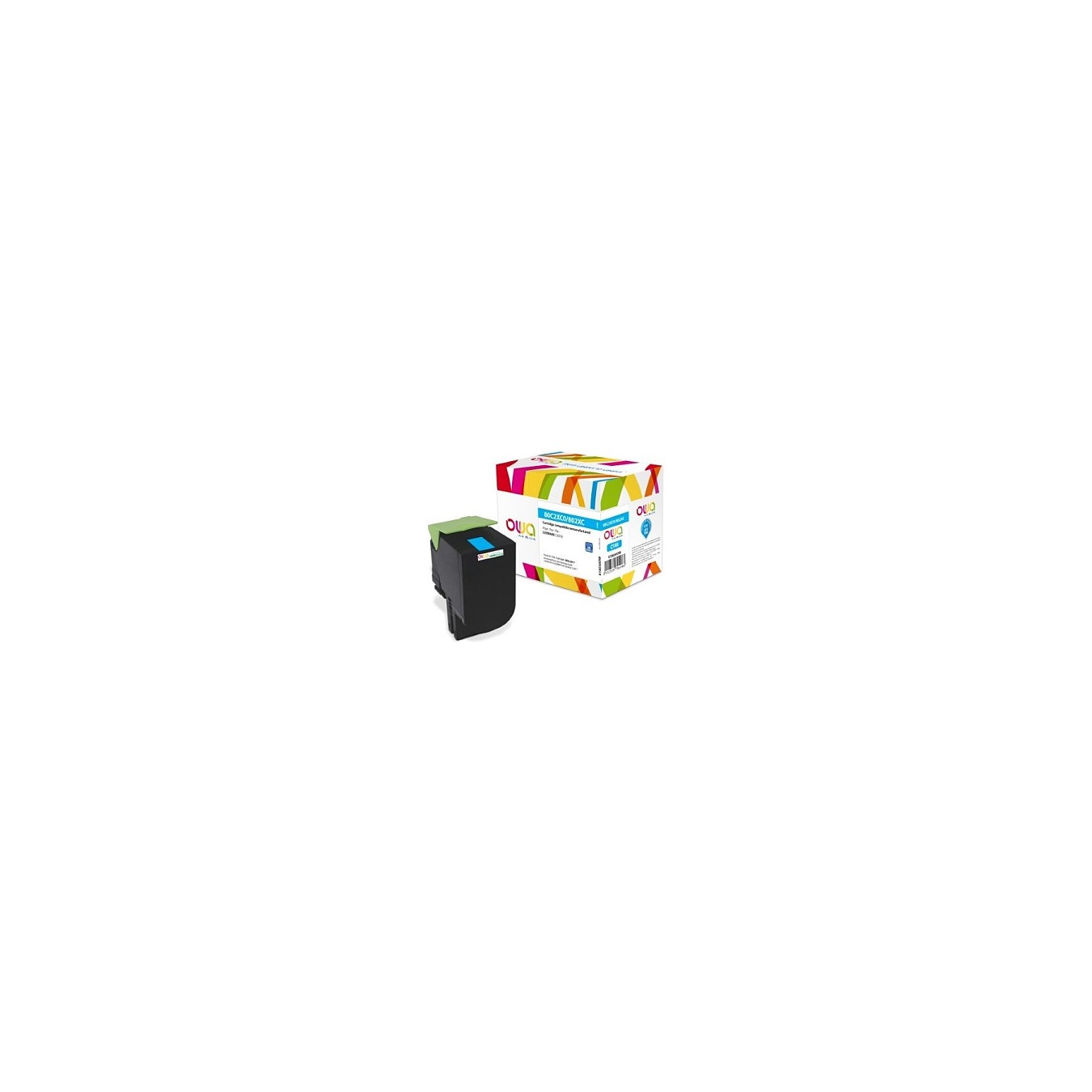Buy OWA Toner kompatibel zu LEXMARK 80C0X20 cyan (4.000 S.) in Cyprus, Nicosia, Limassol, Larnaka, Pafos