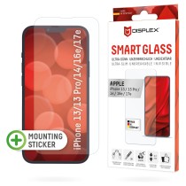 Buy DISPLEX Smart Glass (9H) für Apple iPhone 13 13 Pro 14 16e Montagesticker. unzerbrechlich. ultra-dünn. unsichtbar in Cyprus,