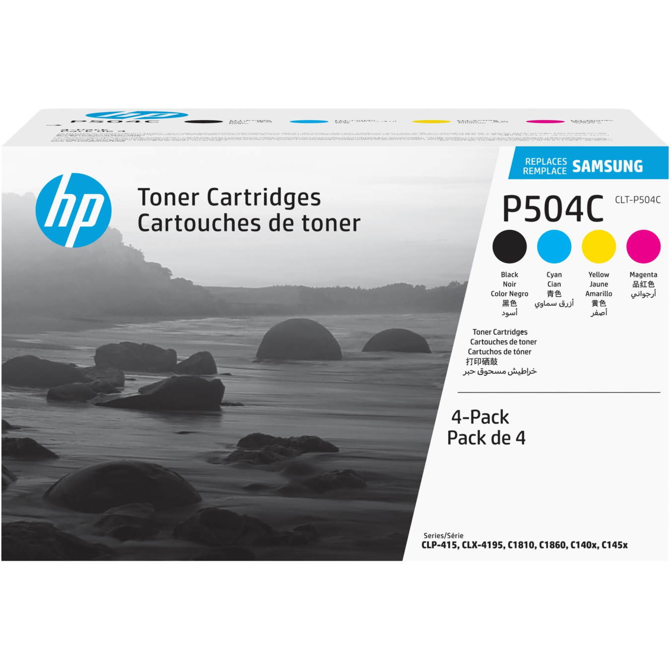 Samsung CLT-P504C - 4-Pack Original High-Yield Toner (Cyan, Magenta, Yellow, Black) — Buy in Cyprus with Fast Delivery