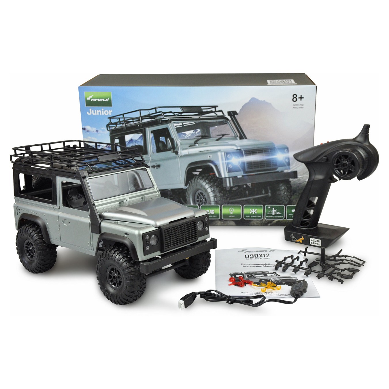 Buy Amewi RC Auto Geländewagen Crawler LiIon Akku 1200mAh 8+ in Cyprus, Nicosia, Limassol, Larnaka, Pafos
