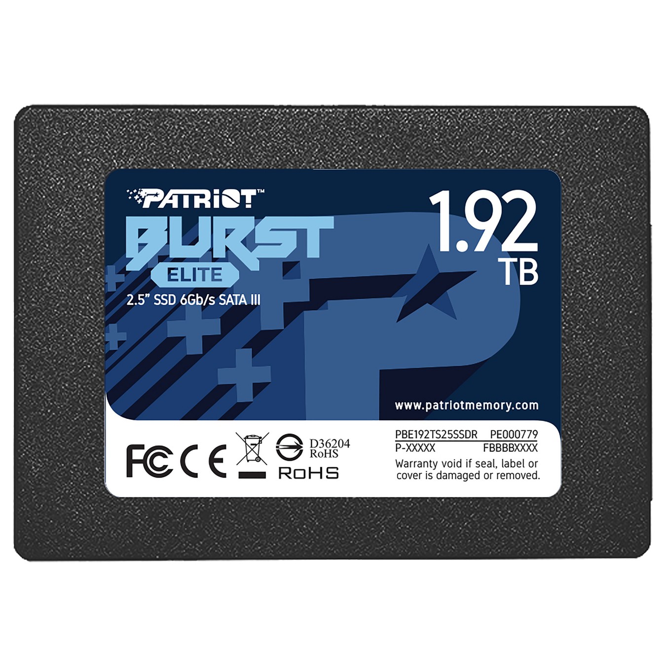 Buy Patriot Burst Elite 1,92 TB (schwarz, SATA 6 Gb s, 2,5') in Cyprus, Nicosia, Limassol, Larnaka, Pafos