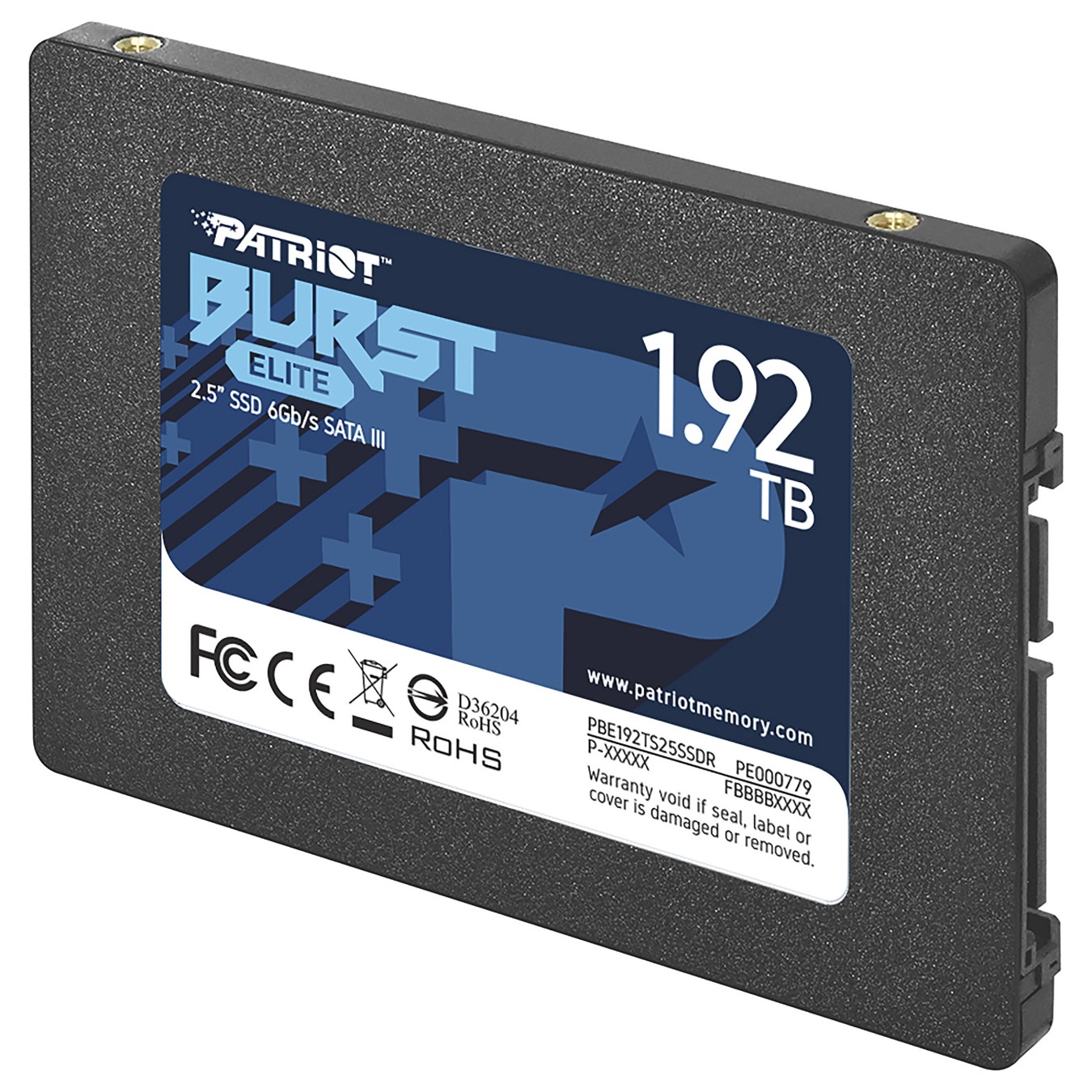 Buy Patriot Burst Elite 1,92 TB (schwarz, SATA 6 Gb s, 2,5') in Cyprus, Nicosia, Limassol, Larnaka, Pafos
