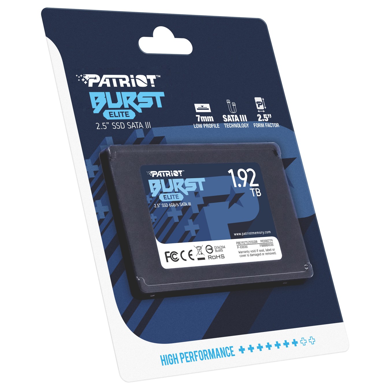 Buy Patriot Burst Elite 1,92 TB (schwarz, SATA 6 Gb s, 2,5') in Cyprus, Nicosia, Limassol, Larnaka, Pafos