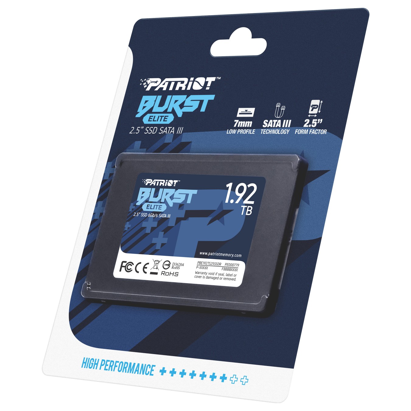 Buy Patriot Burst Elite 1,92 TB (schwarz, SATA 6 Gb s, 2,5') in Cyprus, Nicosia, Limassol, Larnaka, Pafos