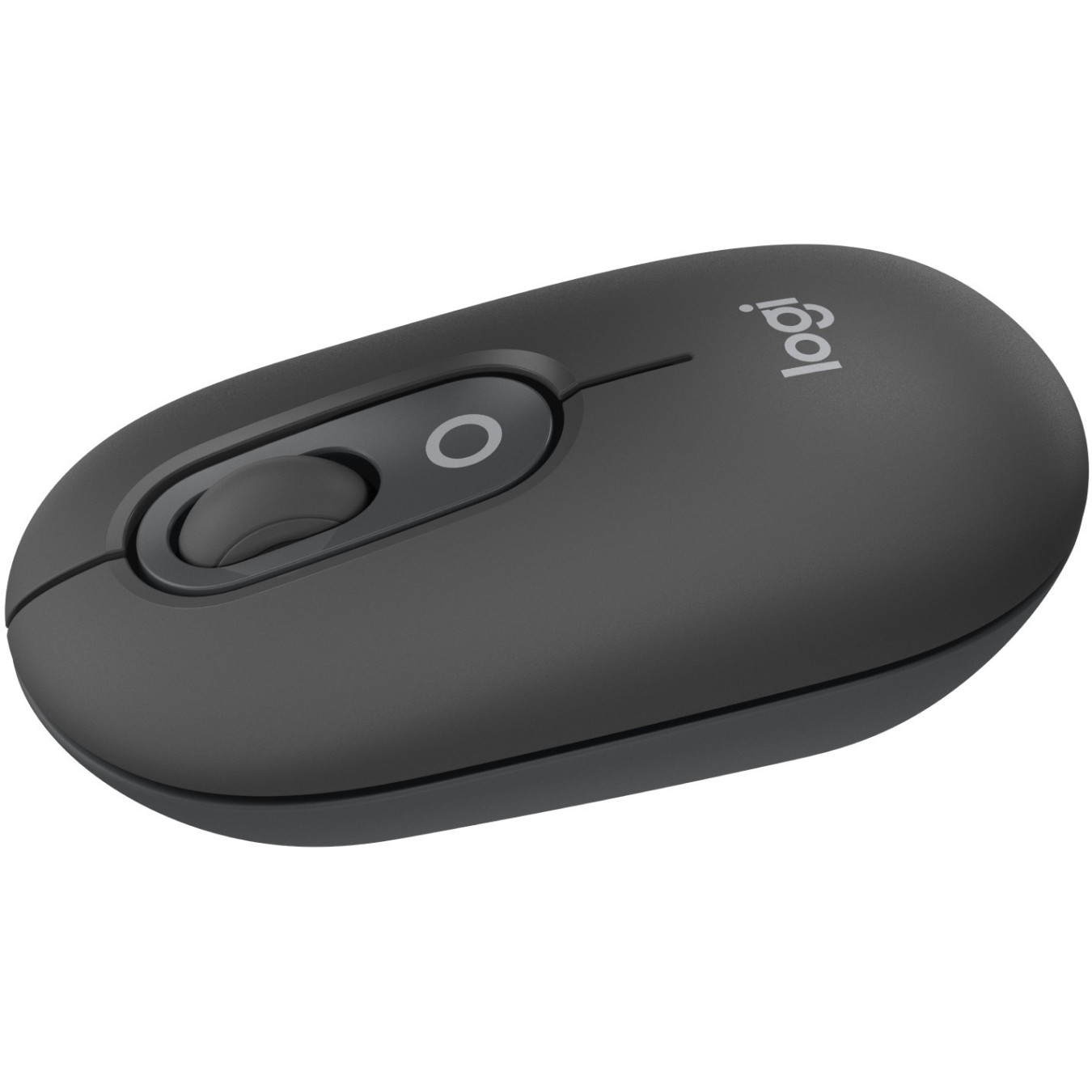 Logitech POP Mouse - Graphite - Ambidextrous Bluetooth Optical Mouse with Emoji Button, Replaceable AA