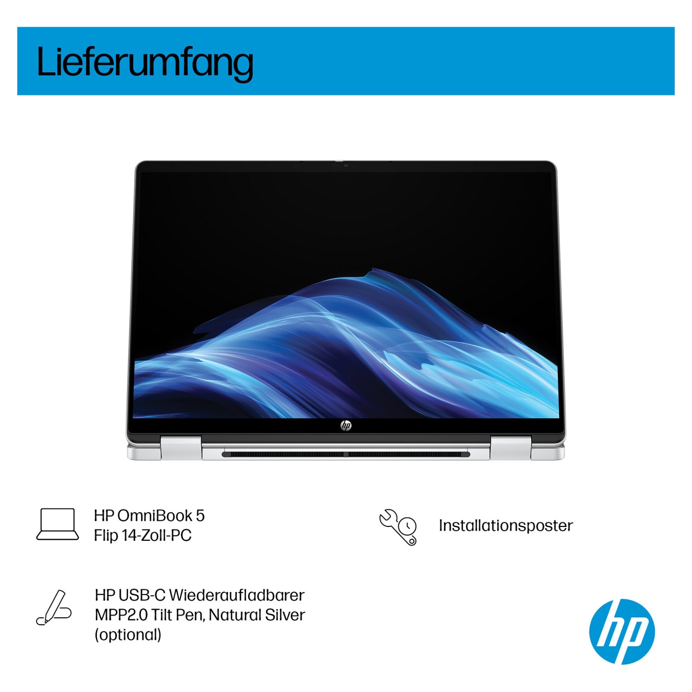 Buy HP OmniBook 5 Flip 14-fp0178ng Core7 150U 24GB 1TBSSD W11 Home in Cyprus, Nicosia, Limassol, Larnaka, Pafos
