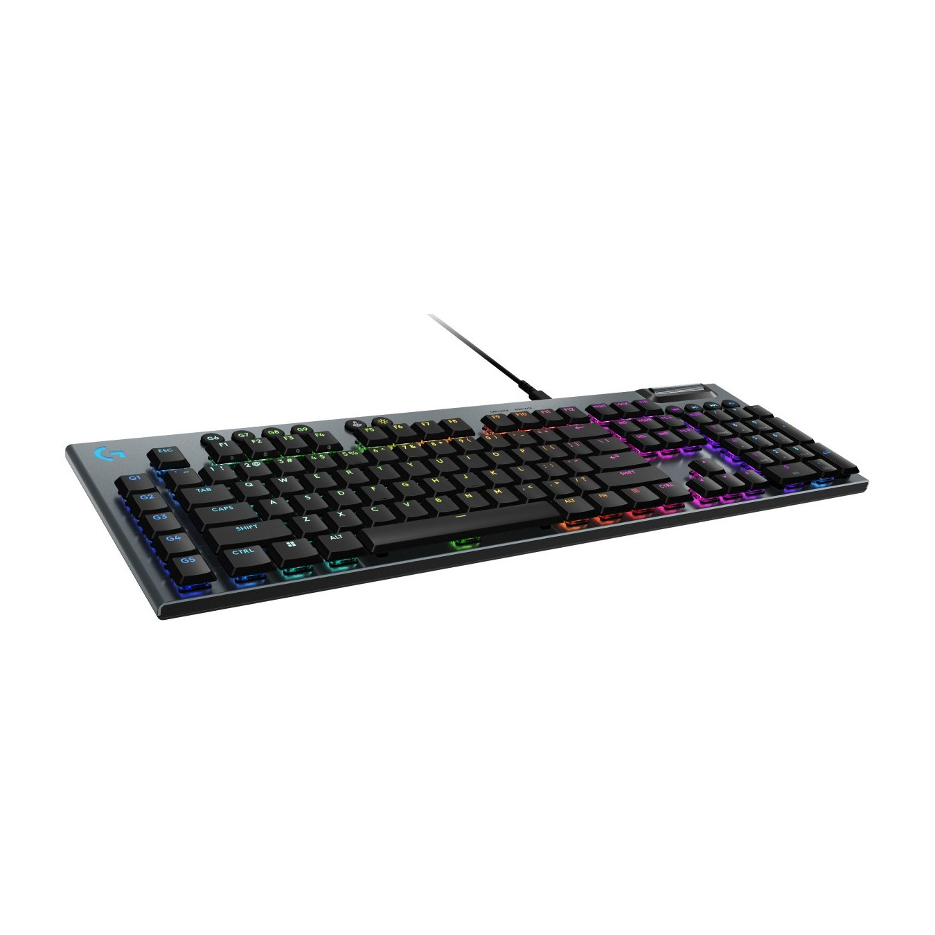 Logitech G915 X - Wired Low-Profile Mechanical Gaming Keyboard - Black, US QWERTY, Per-Key RGB