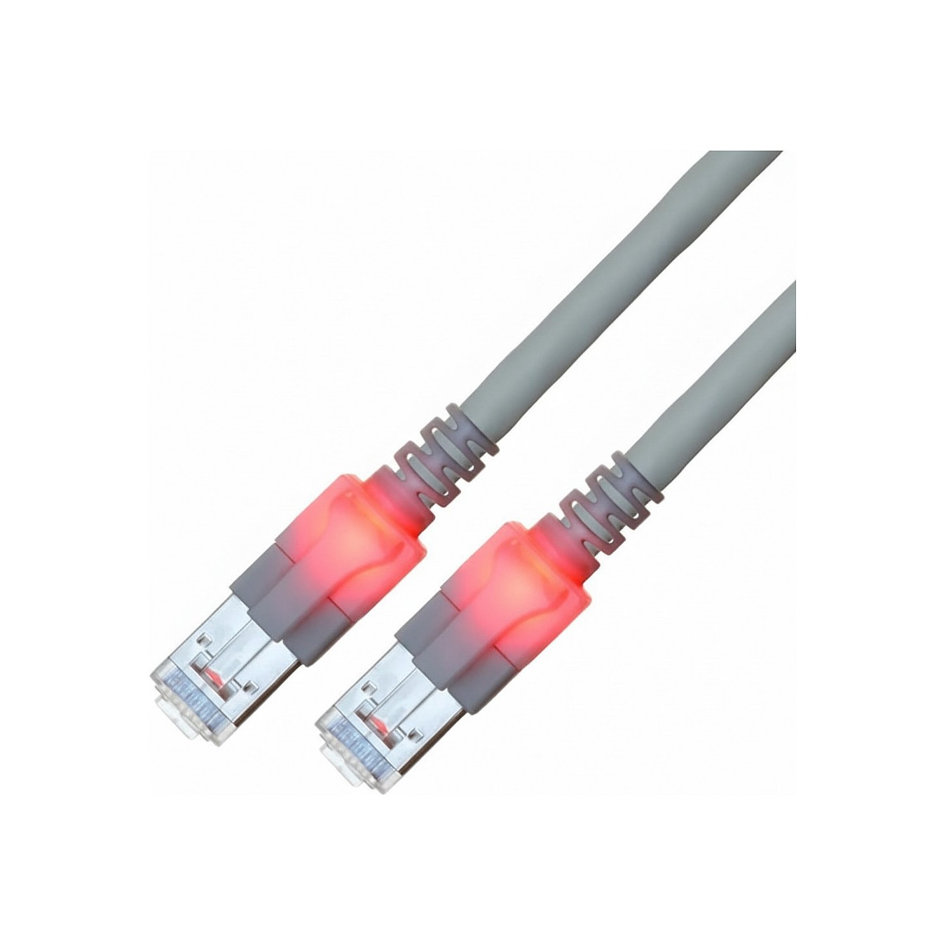 Buy EasyLan DualBoot LED Patchkabel RJ45 S FTP Cat.6 (Class E), mit saCon Stecker, LSOH, grau, 2 m in Cyprus, Nicosia, Limassol,