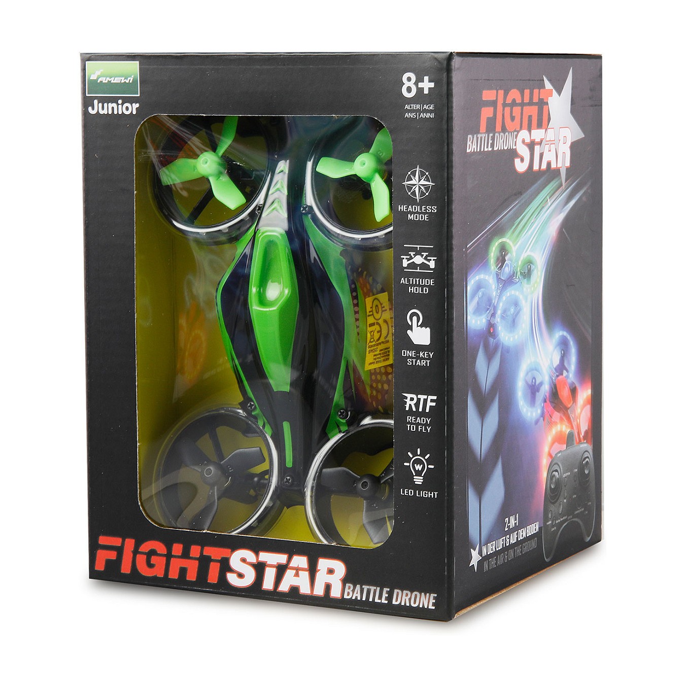 Buy Amewi FightStar Battle Drone RTF grün in Cyprus, Nicosia, Limassol, Larnaka, Pafos
