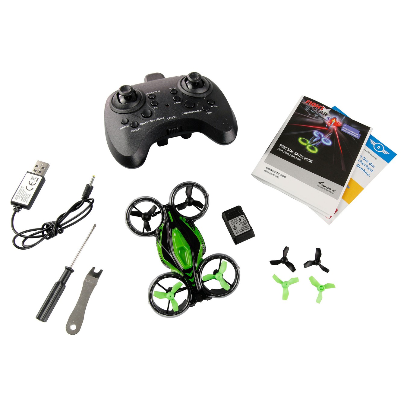 Buy Amewi FightStar Battle Drone RTF grün in Cyprus, Nicosia, Limassol, Larnaka, Pafos