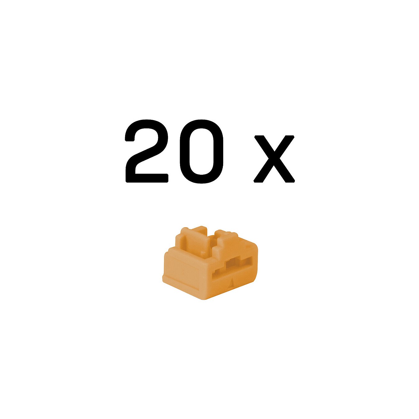 Buy LINDY RJ45 Port Schlösser Orange, 20 Stück in Cyprus, Nicosia, Limassol, Larnaka, Pafos