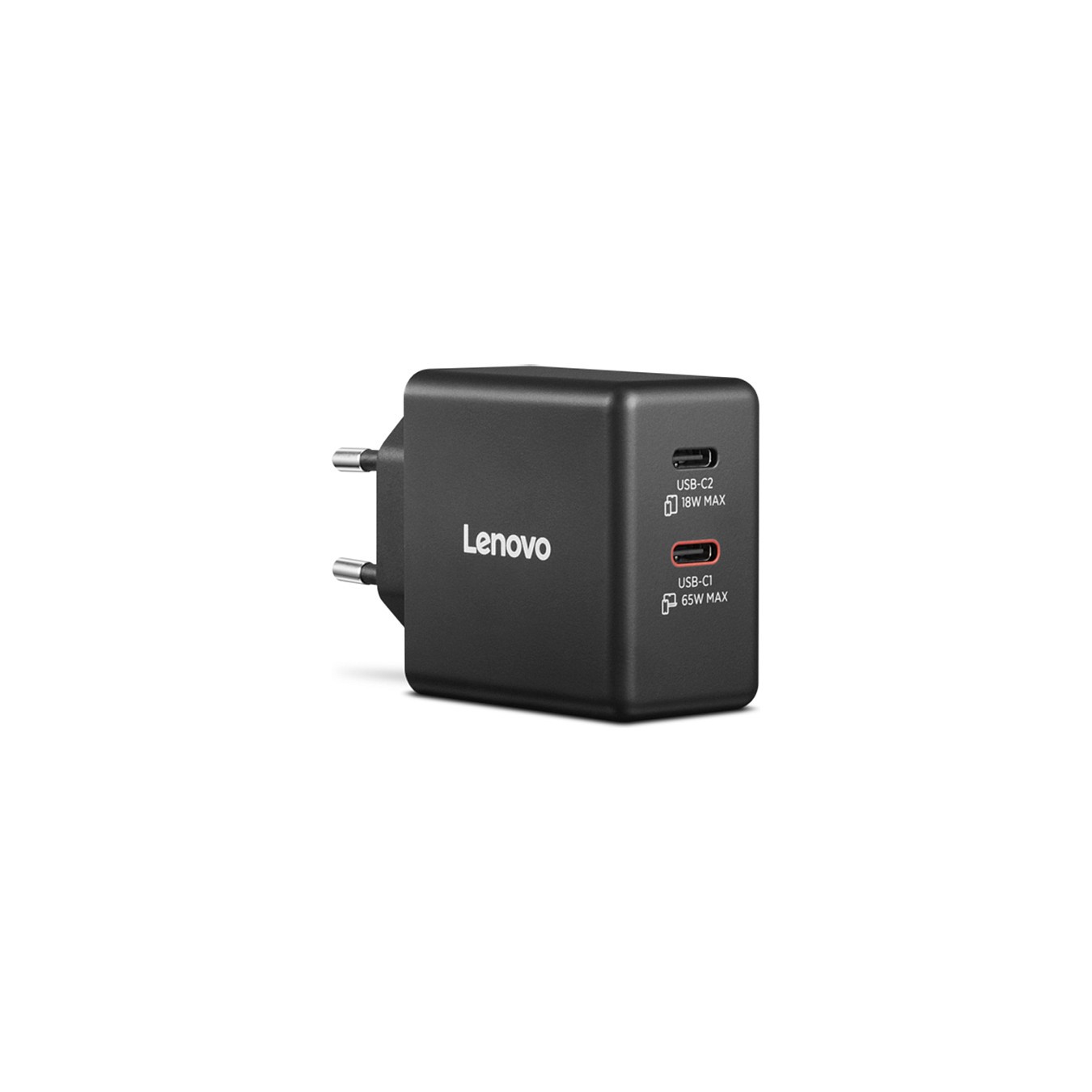 Buy N Lenovo Dual USB-C 65W GaN-Ladegerät Netzteil Schwarz inkl. USB-C Kabel (1,5m) in Cyprus, Nicosia, Limassol, Larnaka, Pafos