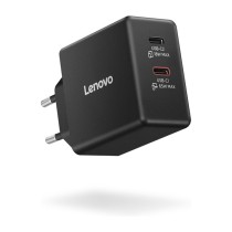 Buy N Lenovo Dual USB-C 65W GaN-Ladegerät Netzteil Schwarz inkl. USB-C Kabel (1,5m) in Cyprus, Nicosia, Limassol, Larnaka, Pafos