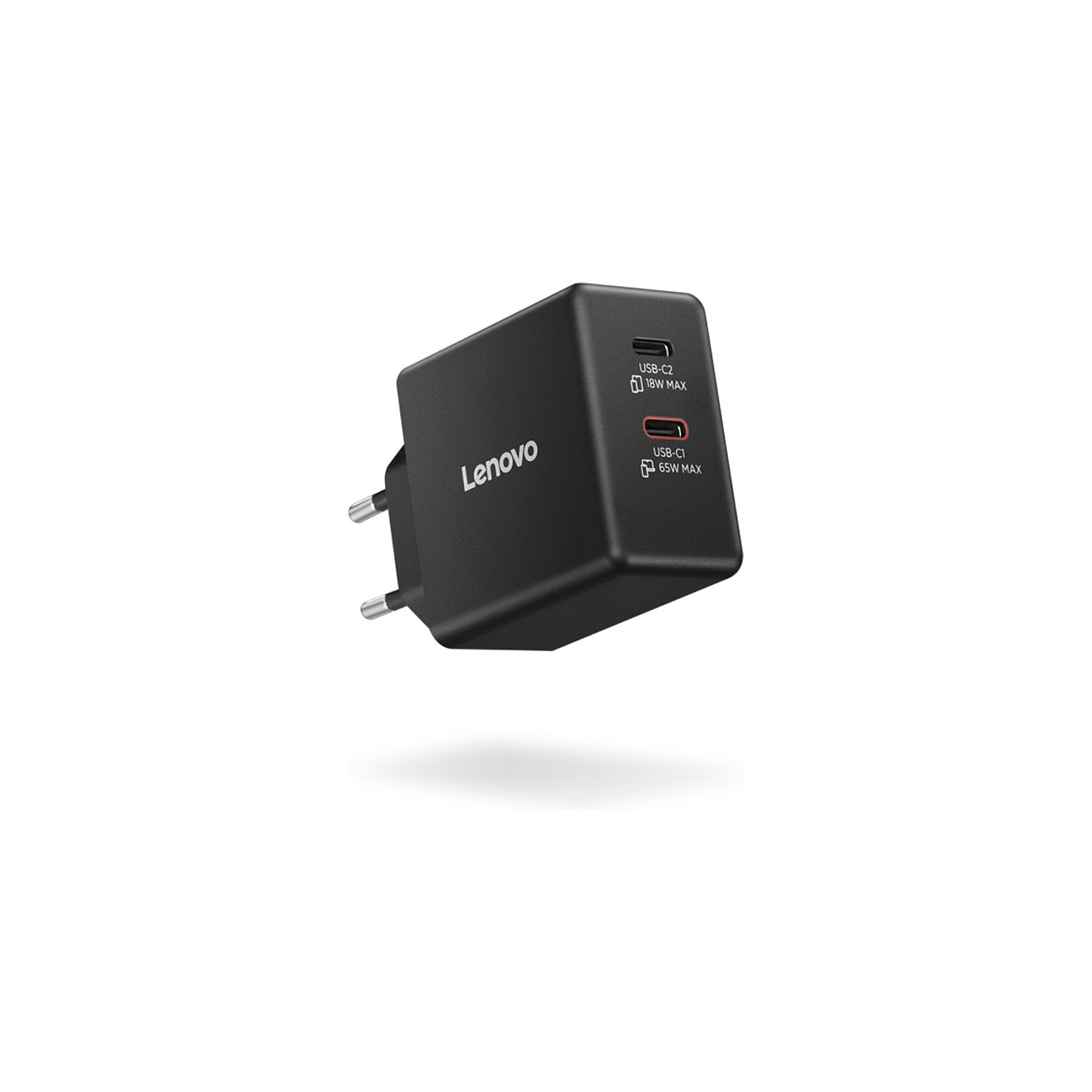 Buy N Lenovo Dual USB-C 65W GaN-Ladegerät Netzteil Schwarz inkl. USB-C Kabel (1,5m) in Cyprus, Nicosia, Limassol, Larnaka, Pafos