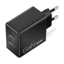 Buy N Lenovo Dual USB-C 65W GaN-Ladegerät Netzteil Schwarz inkl. USB-C Kabel (1,5m) in Cyprus, Nicosia, Limassol, Larnaka, Pafos