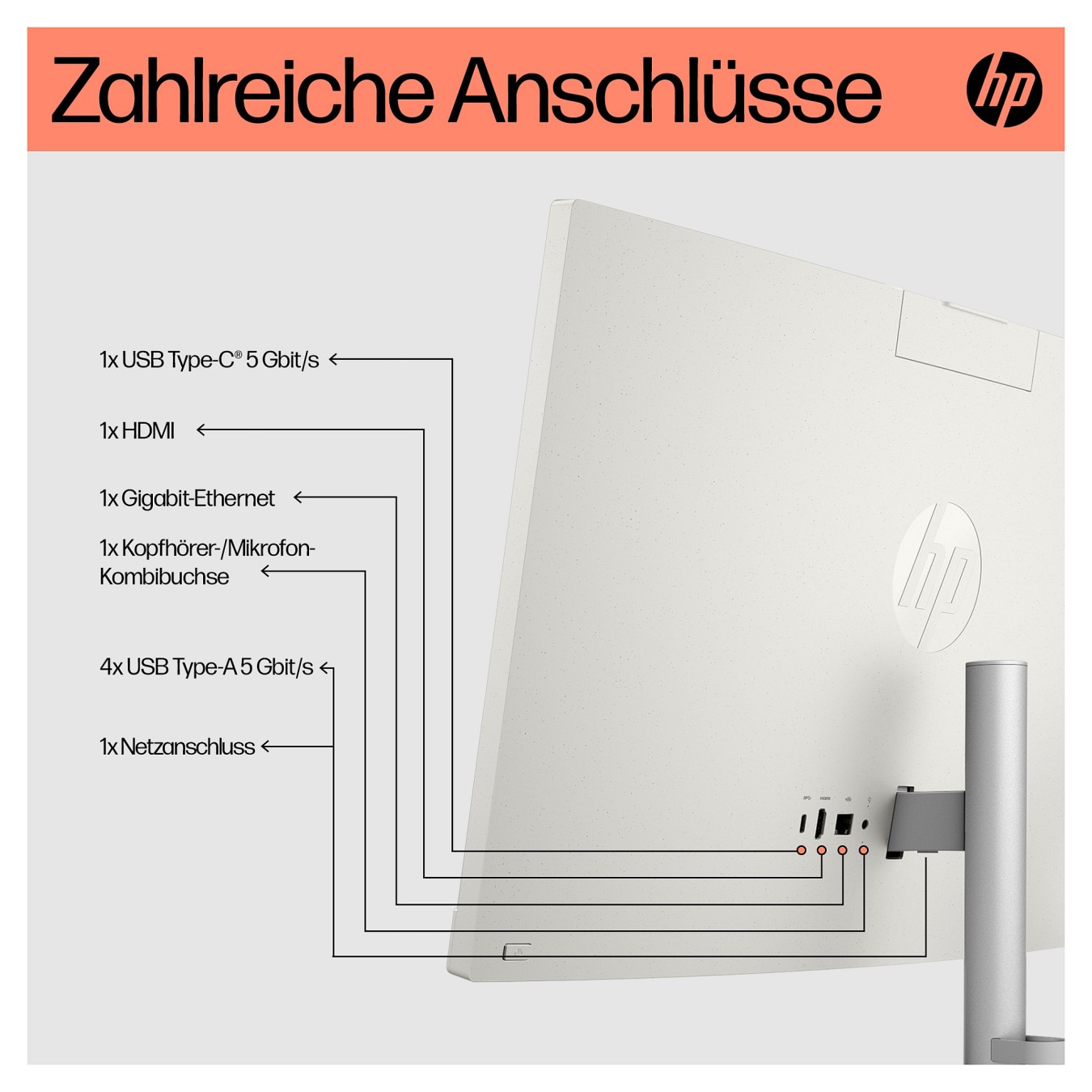 Buy AIO HP 24-cr0110ng 23,8 RYZ3 7320U 8GB 512SSD FreeDOS in Cyprus, Nicosia, Limassol, Larnaka, Pafos