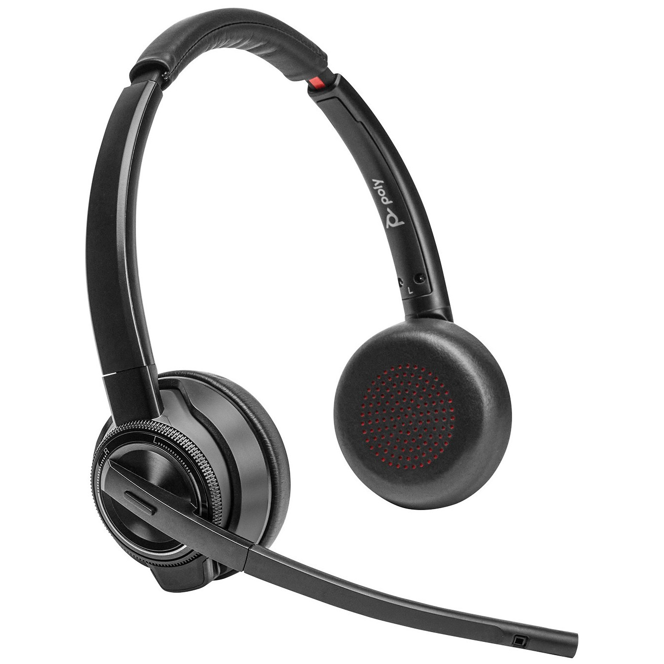 Poly Savi 8420 Office DECT Wireless Binaural Headset - Microsoft Teams Certified - Black — Buy in Cyprus with Fast Delivery